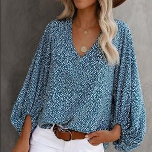 Vici never worn blue blouse